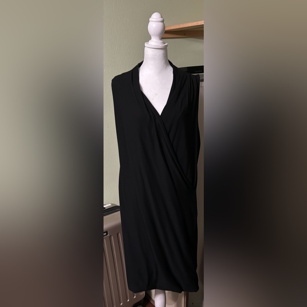 Soft sleeveless black dress by Bryn Walker size S